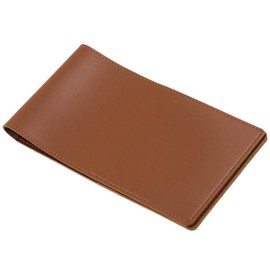 lasenersm 1 Piece Golf Scorecard Holder Cover Golf Card Holder Cover Pu Scorecard Holder Cover Golf Scorecard Book Yardage Book Cover Holder Golf Card Book Golf Score Book, Brown