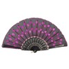 10Pcs Sequined Folding Hand Fan Wedding Party Gift Dance Props