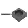 Graphite Casting Mold Heat Resistant High Purity 2.4in Diameter 0.8in