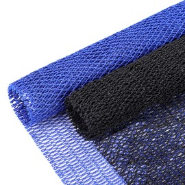 2pc African Net Long Bath Net Sponge,JASSINS African Bathing Sponge,Body Exfoliating Long Net Shower Body Scrubber Back Scrubber Skin Smoother,Stretch Length to 66 INCH