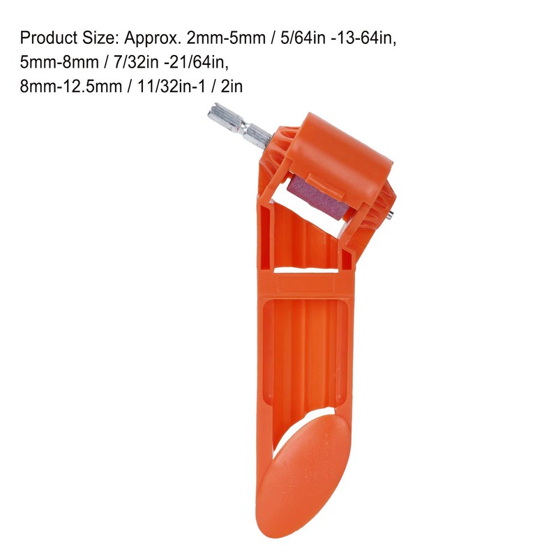 Les-Theresa Drill Bit Sharpener Portable Drill Sharpener Tool Straight Shank