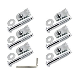 Truck Bed Mounting Hardware Kit Set of 6 Bolts, Washers, Captured Nuts Replacement for 1997-2014 Ford F-150 2006-2008 Lincoln Mark LT Replaces 924-313 W708605-S436 W709424-S901