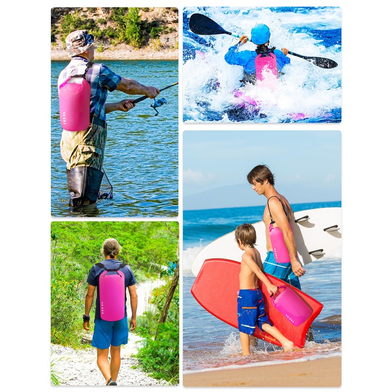 HEETA Waterproof Dry Bag for Women Men, Roll Top Lightweight