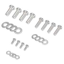 FandWay TV Mount Hardware Kit, VESA TV Mount Screws for TV and Monitor Mounts Bracket Fixing 24pcs M4 M6 M8 Stainless Steel Screws Washers