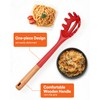 Silicone Pasta Fork, Kitchen Heat Resistant Noodle Spoon Server, BPA
