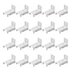 UFURMATE Wall Mount Curtain Track Bracket, 20Pcs Stainless Steel Bendable