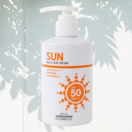 갓마템 Multi Sunscreen 250ml Large Size SPF50 PA Pump Type for Face and Body UV Protection