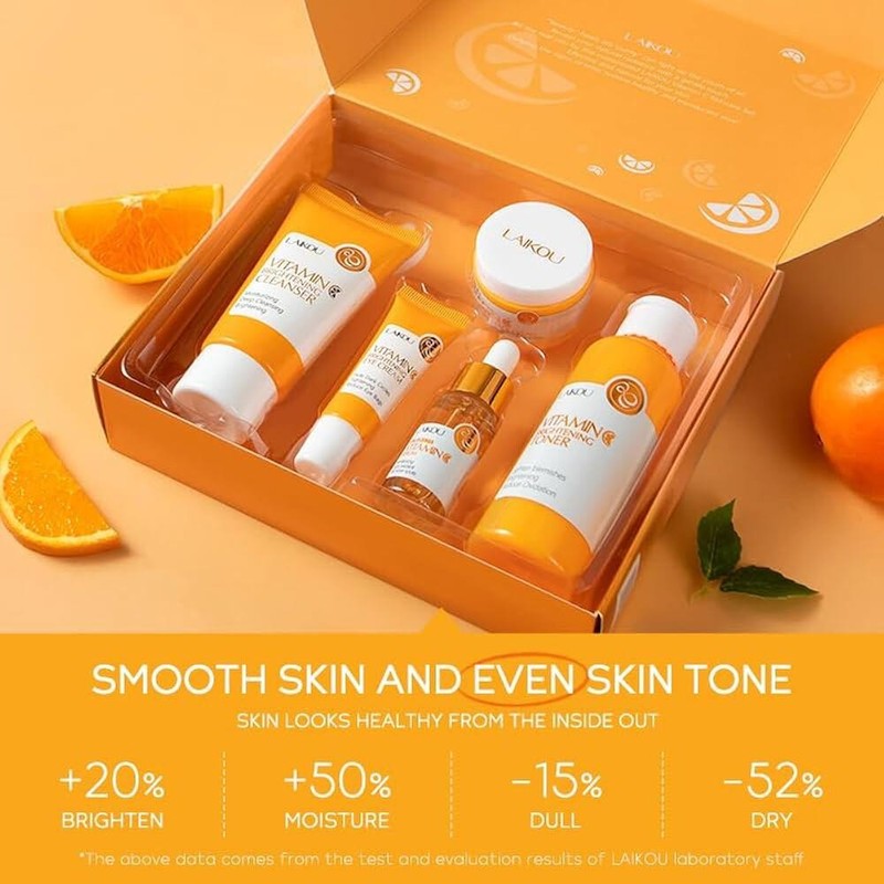 10대 소녀를 위한 5Pc 스킨케어 선물 세트, 클렌저, 토너, 페이스