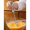 2 Pack Hand Egg Whisk Beater, Stainless Steel Mini Hand