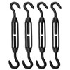 Antrader M4 Turnbuckle Hook and Hook,4Pcs Stainless Steel Turnbuckles M4
