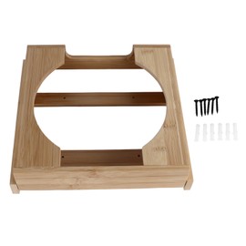 Paper Plate Dispenser Paper Plate Holder Under Cabinet Easy Access Kitchen Paper Plate Organizer for 10 Inch Paper Plates