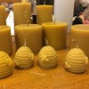 Fewo 2 Pack 3D Bee Honeycomb Candle Molds Beehive Silicone