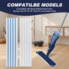 20 Pack Microfiber Disposable Mop Pads for All 16-18'' Hook
