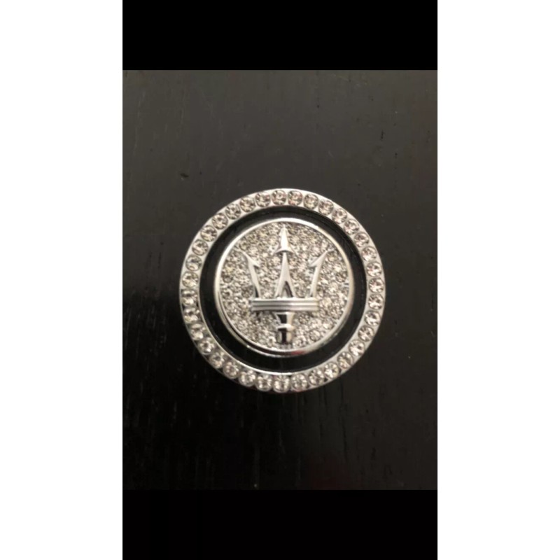 Maserati Start Button Bling Car Décor Crystal Rhinestone Car Bling