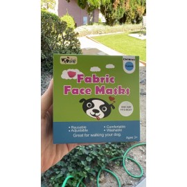 Think dog 3pcs Fabric Face Mask Cotton Reusable Washable Kid Age3+ One size fit most