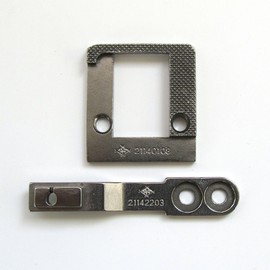KUNPENG - 1SET Throat Plate & Feed Dog fit for JUKI DSC-246V Unison-Feed Lockstitch Machine
