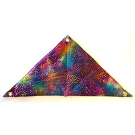 Twisted 2 Perfection Reversible Lizard Hammock for Reptiles, with Suction Cup Hooks Pick Your Color (Rainbow Batik and Pink)