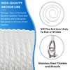 Premium Anchor Rope 100 ft x 3/8 inch, Solid Braid
