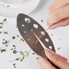 Herb Stripper Tool, Stainless Steel Herb Leaf Zipper for Kale,