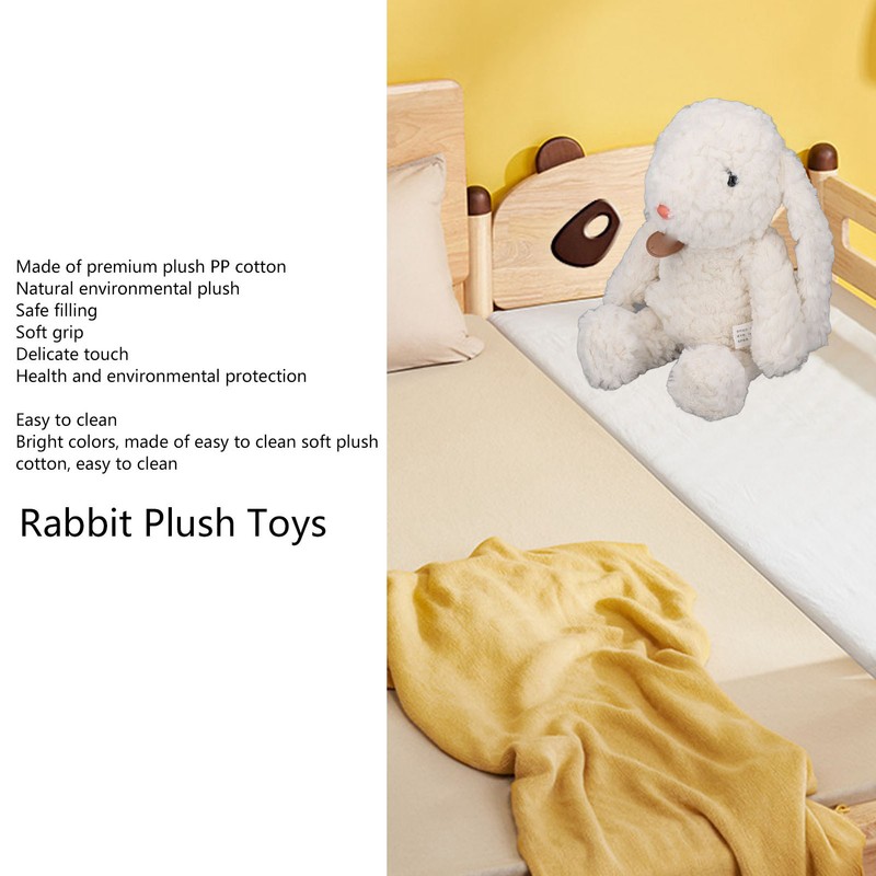 Rabbit Plush Toys Cute Soft Stuffed Stress Relief Plush Animal