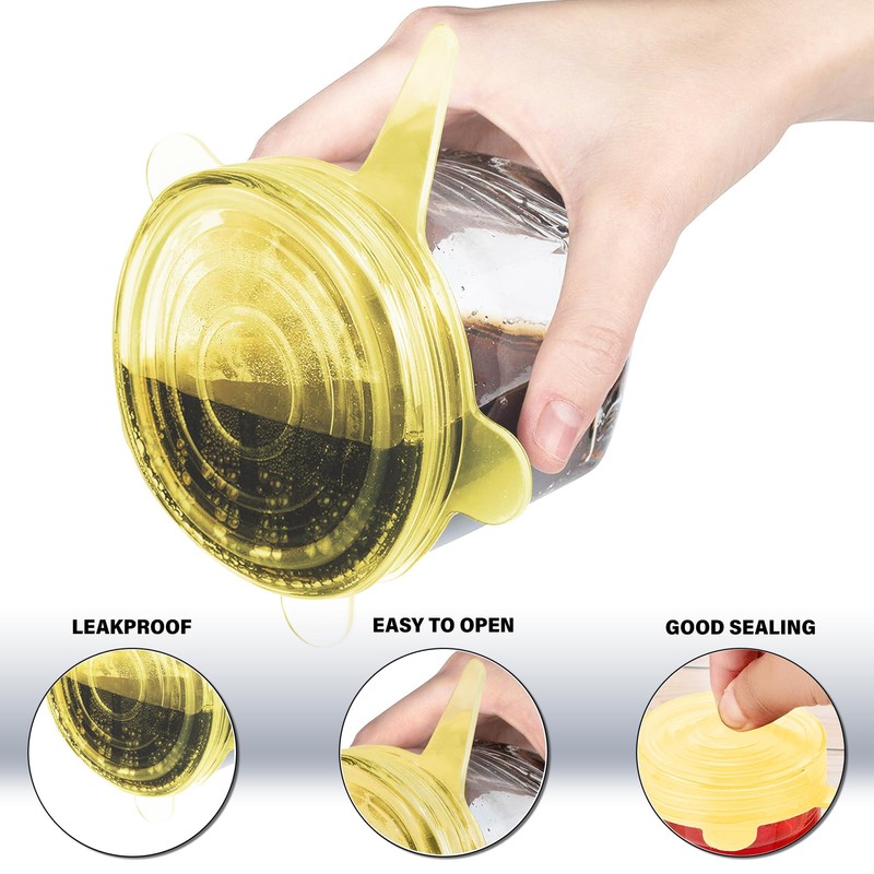 Can Lid Adjustable Size for Cans Glasses Cups Cups Reusable