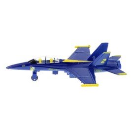 toy Set of 6 F/A 18 Hornet US Navy Blue Angels fighter plane 7" diecast model NEW