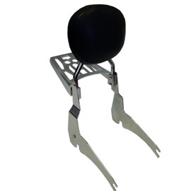Detachable sissy bar w/Backrest & Luggage Rack for 06+ Kawasaki Vulcan VN900 (Round)