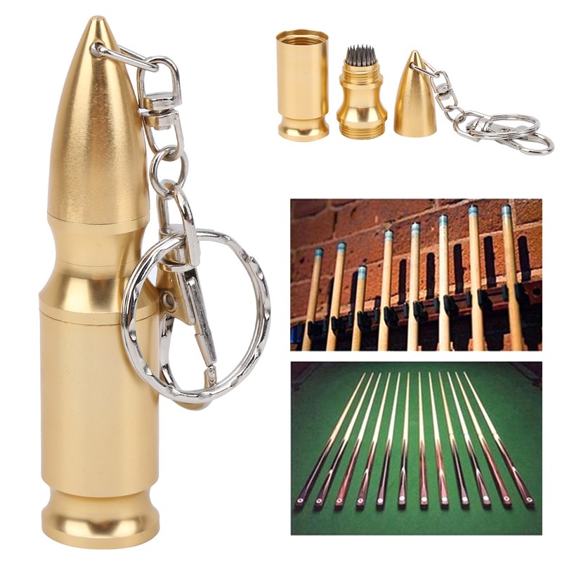 Metal Billiards Cue Tip Repair Tool Snooker Pool Shaper Burnisher