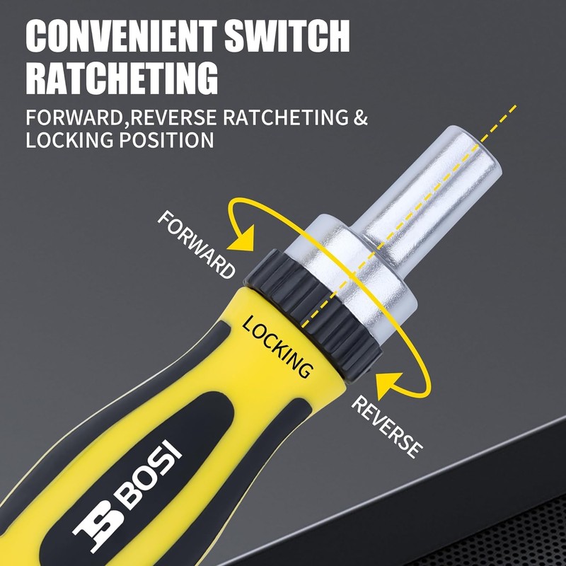 B BOSI TOOLS 41 in 1 Mini Screwdriver Socket Set