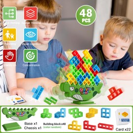 Lktvys Stacking Balance Game - Fun & Educational, Suitable for Children and Adults Board Games | Develop Focus, Coordination & Parent-Child Bonding | Perfect for Ages 3+