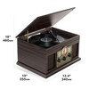 Victrola The Quincy 6-in-1 Bluetooth Record Player & Multimedia Center