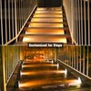 VOLISUN Outdoor Stair Lights 8 Pack, Solar Step Lights Outdoor