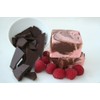 Mo's Fudge, Dark Chocolate Raspberry Fudge 1/2 Pound