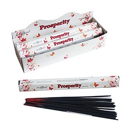 STAMFORD INC. 37514 Prosperity Incense Sticks, 20 Sticks x 6 Packs