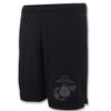 Armed Forces Gear Marines Men's PT Shorts (Black, MD)