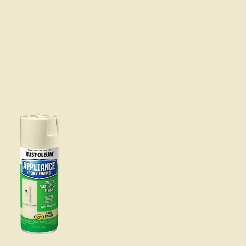 Rust-Oleum 210372 Specialty Appliance Epoxy Spray Paint, 12 oz, Biscuit