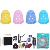 50Pcs Guitar Accessories Kit Strings Picks Capo Finger Cot Tuner