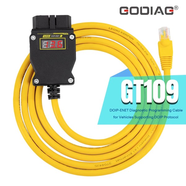 GODIAG GT109 DOIP-ENET Diagnostic Programming Cable for Vehicles DOIP Protocol