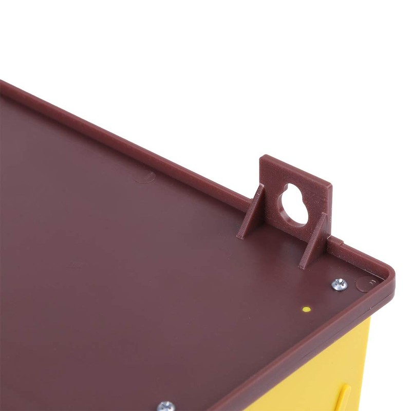 Detachable Yellow Plastic Pollen Trap, Ventilated Pollen Tray Beekeeping Tool,