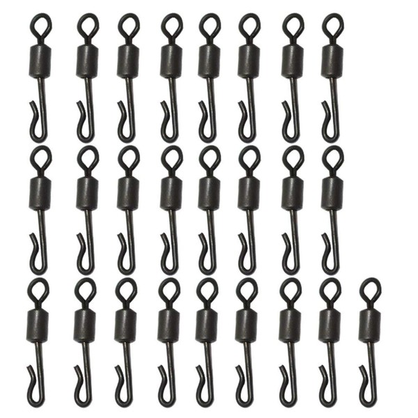 Quick Change Swivels, Carp Coarse Fishing Tackle Rings Rigs Clips