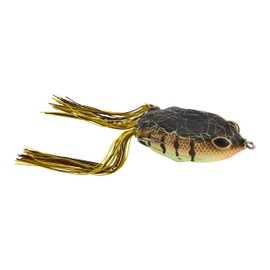 Berkley Swamp Lord Standard Hollow Body Frog Fishing Lure, Chartreuse Perch, 2.6 in, Soft Body for Improved Hook-Up Ratio, Sealed to Prevent Water Intrusion, Equipped with Sharp Fusion19™ Hooks