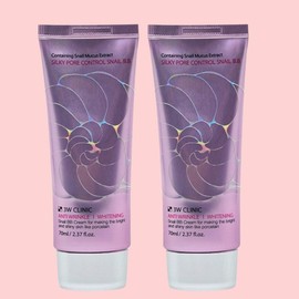 3W Clinic Silky Pore Control Snail BB Cream 70ml, 2 units / 3W클리닉 실키포어 컨트롤 스네일 비비크림 70ml, 2개