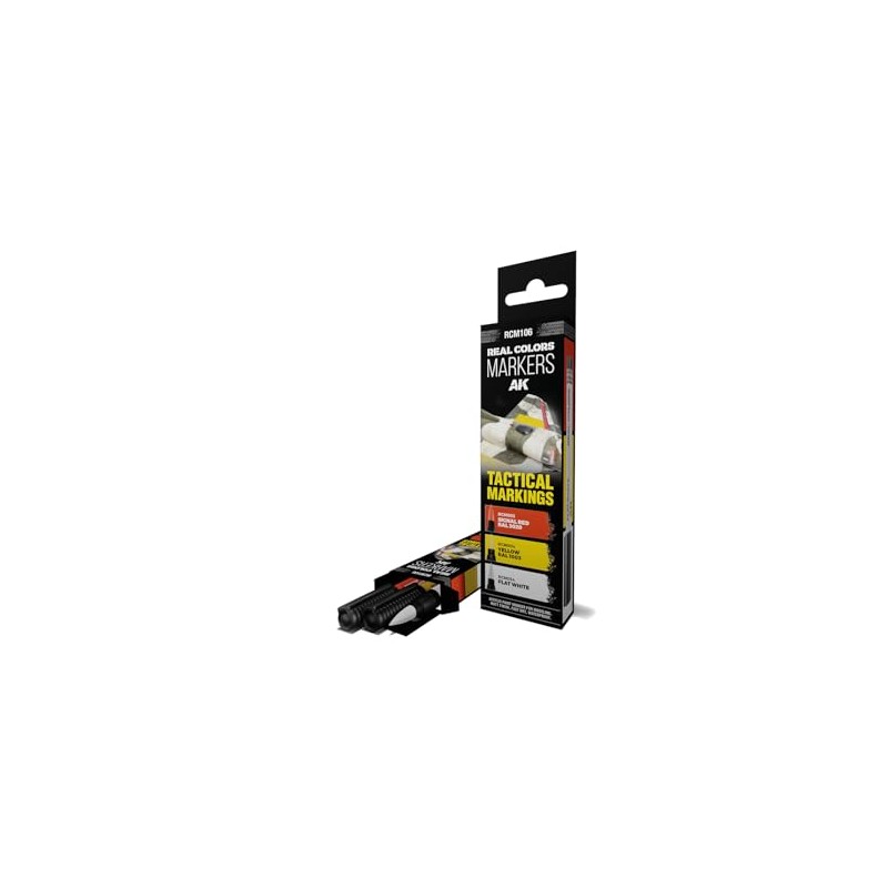 AK REAL COLORS Marker Set RCM106 Tactical Markers (3 Pieces)