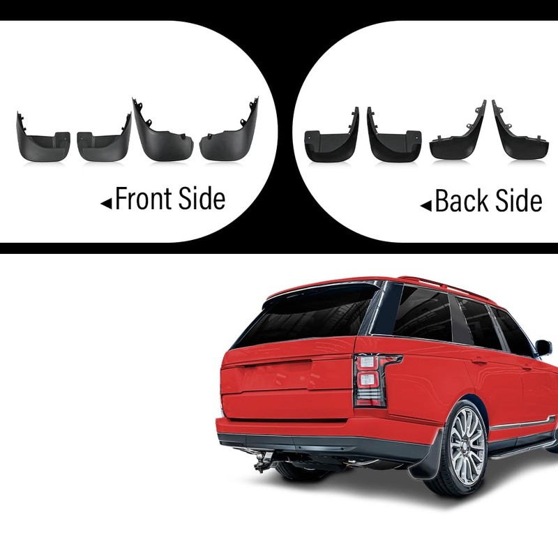 G-PLUS 4Pcs Splash Guard Mud Flaps Compatible with Land Rover