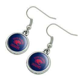 Univeristy of South Alabama Jaguars Novelty Dangling Drop Charm Earrings