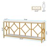 Tribesigns 71 Inch Extra Long Sofa Table, Narrow Long Sofa