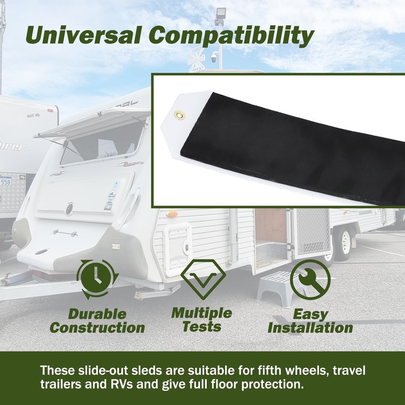 013-4300 RV Slide Out Sleds for Floor Protector, Protect Your