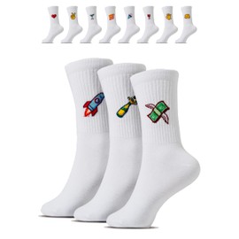 Funny Socks with Motif (3 Pairs), Gifts for Women & Men, Fun Cotton Socks, Success