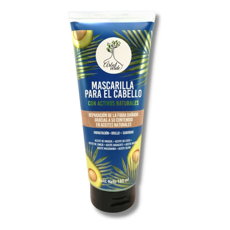 Mascarilla Para El Cabello Aceites Naturales 180 Ml
