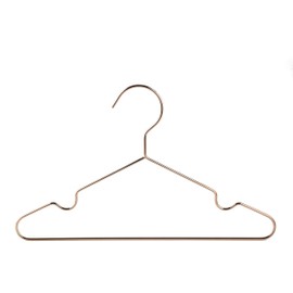 Amber Home Heavy Duty Metal Baby Kids Children Infant Toddler Hangers 20 Pack Rose Gold Hanger(Rose Gold, 20)